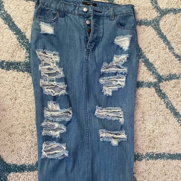 Jean skirt stretchy - Picture 2 of 2